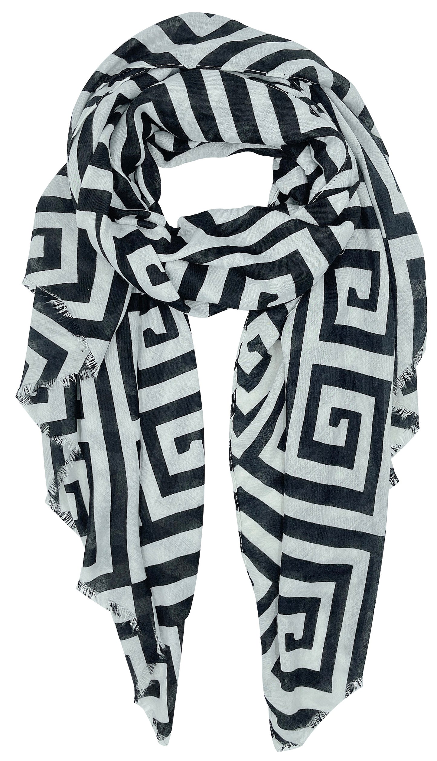 Geometric Print Scarf