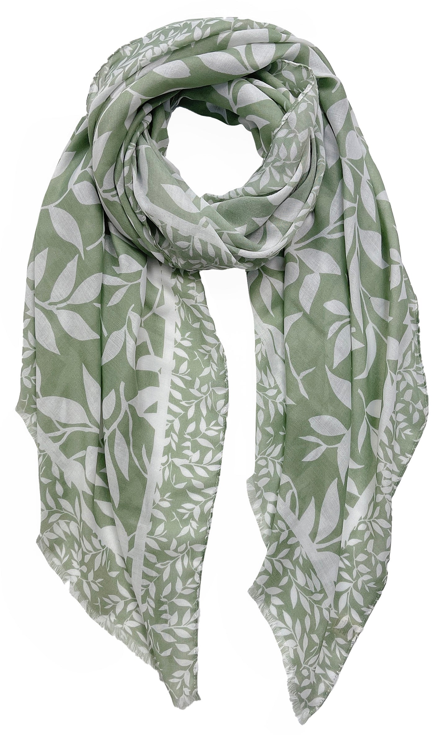 Leaf Print Scarf
