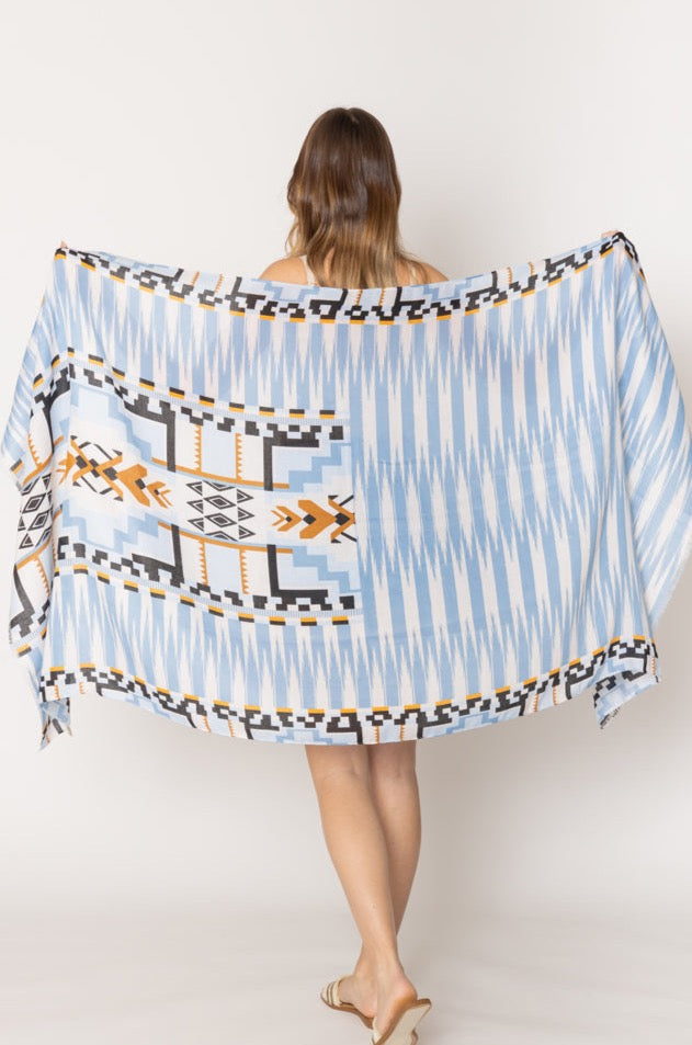 Aztec Print Scarf