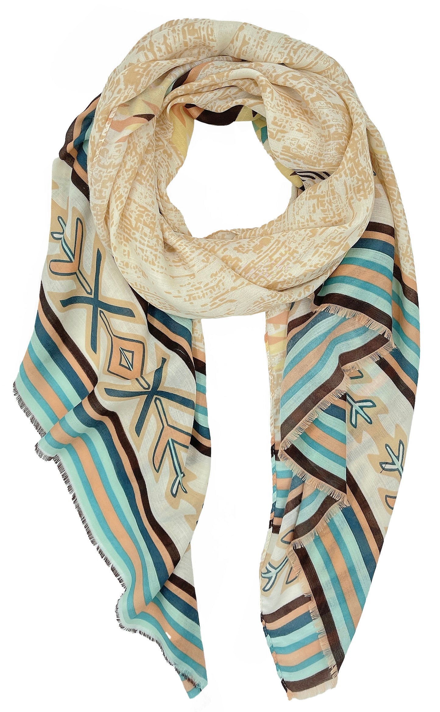 Aztec Print Scarf