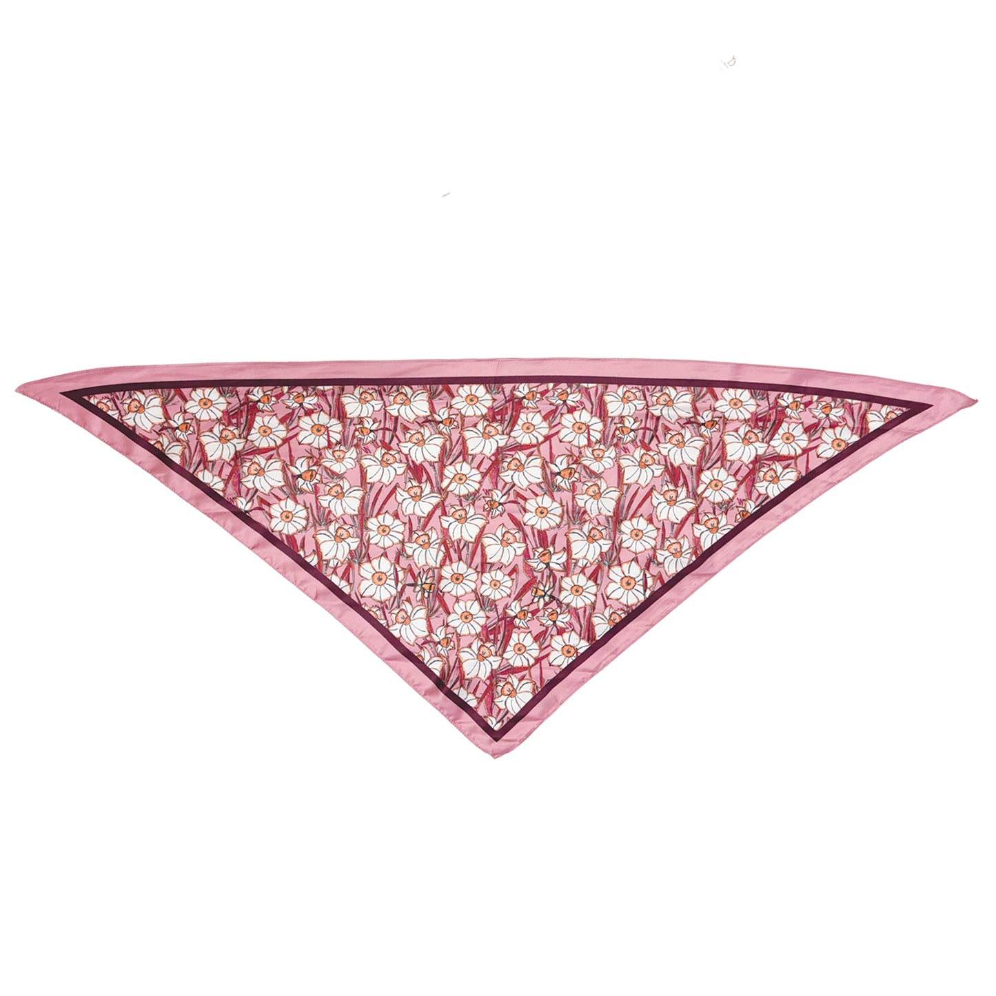 Floral Print Triangle Scarf