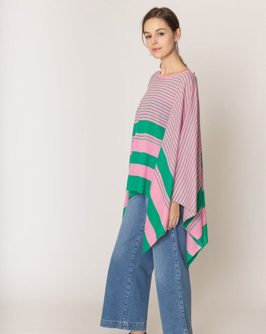 Stripe Poncho