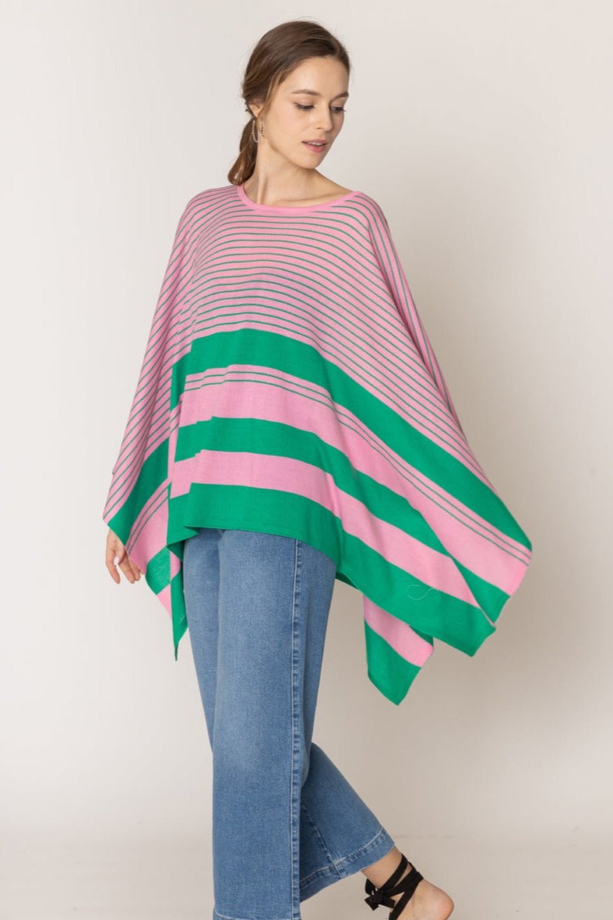 Stripe Poncho