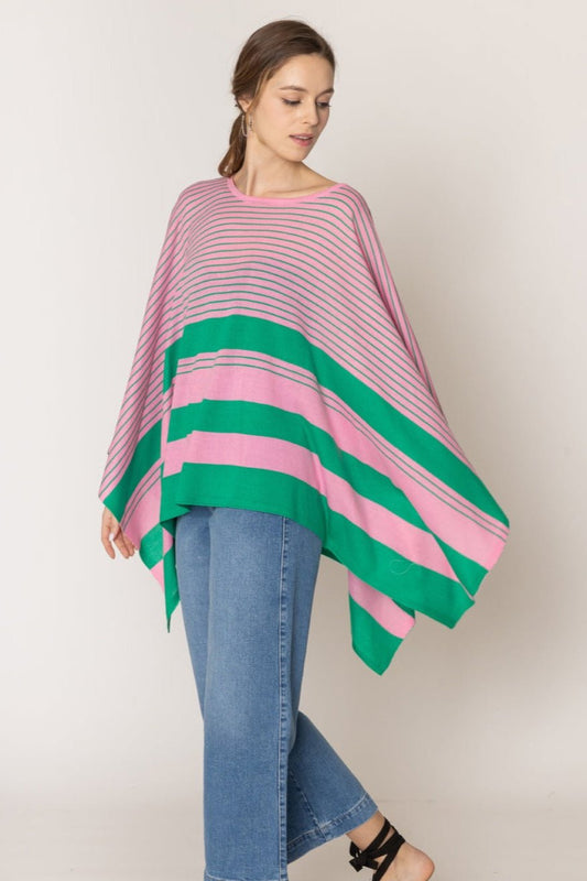 Stripe Poncho