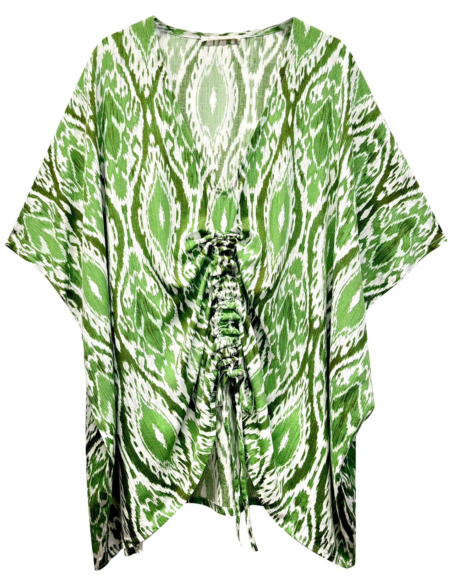 Cinch Front Ikat Poncho