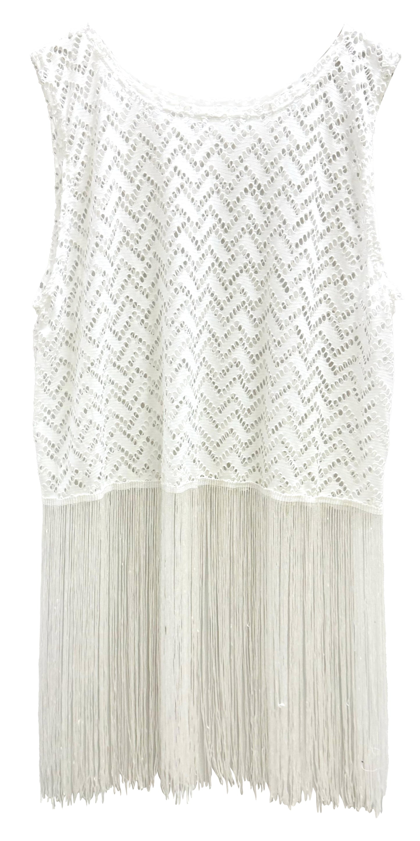 Crochet Poncho with Fringe