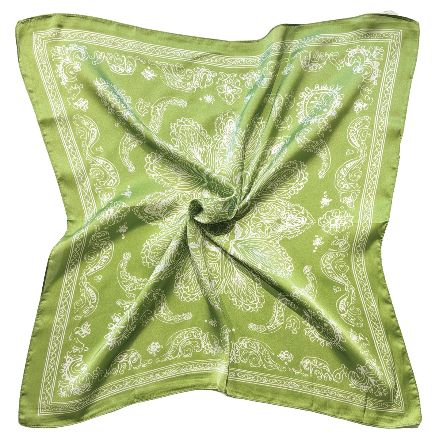 Bandana Print Square Scarf