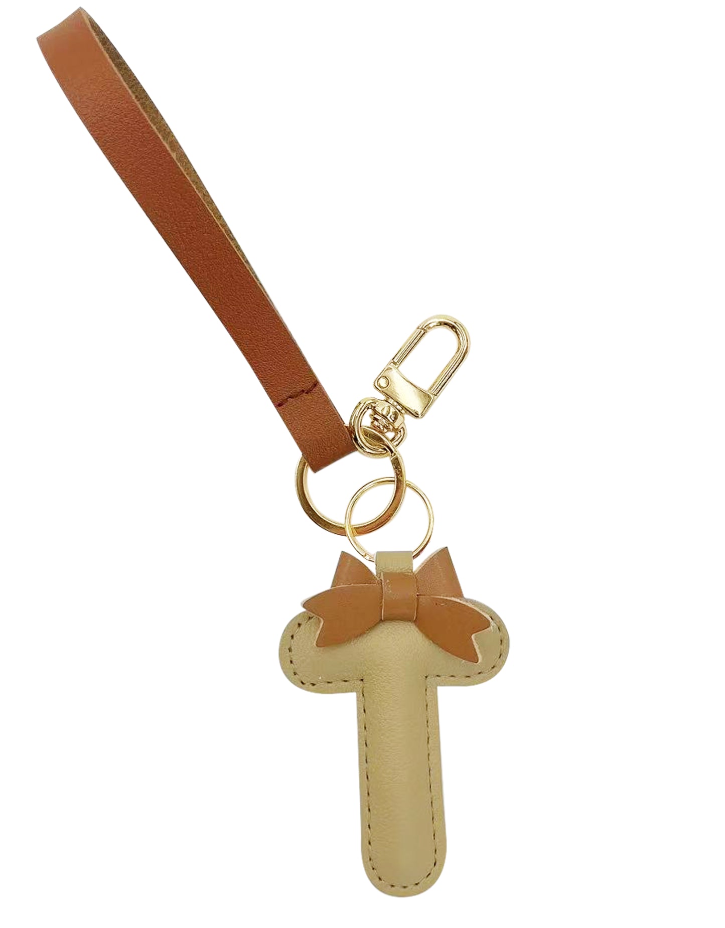 Bow Alphabet Key Chain