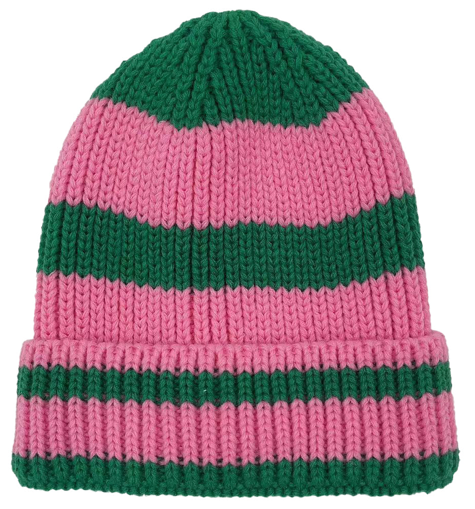 Multi Stripe Cuff Beanie