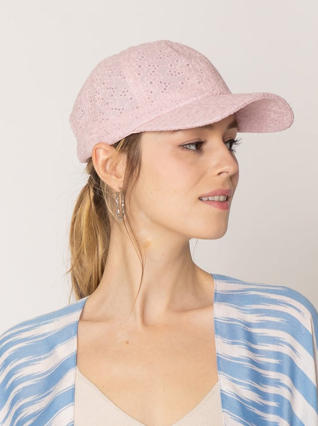 Eyelet Baseball Cap