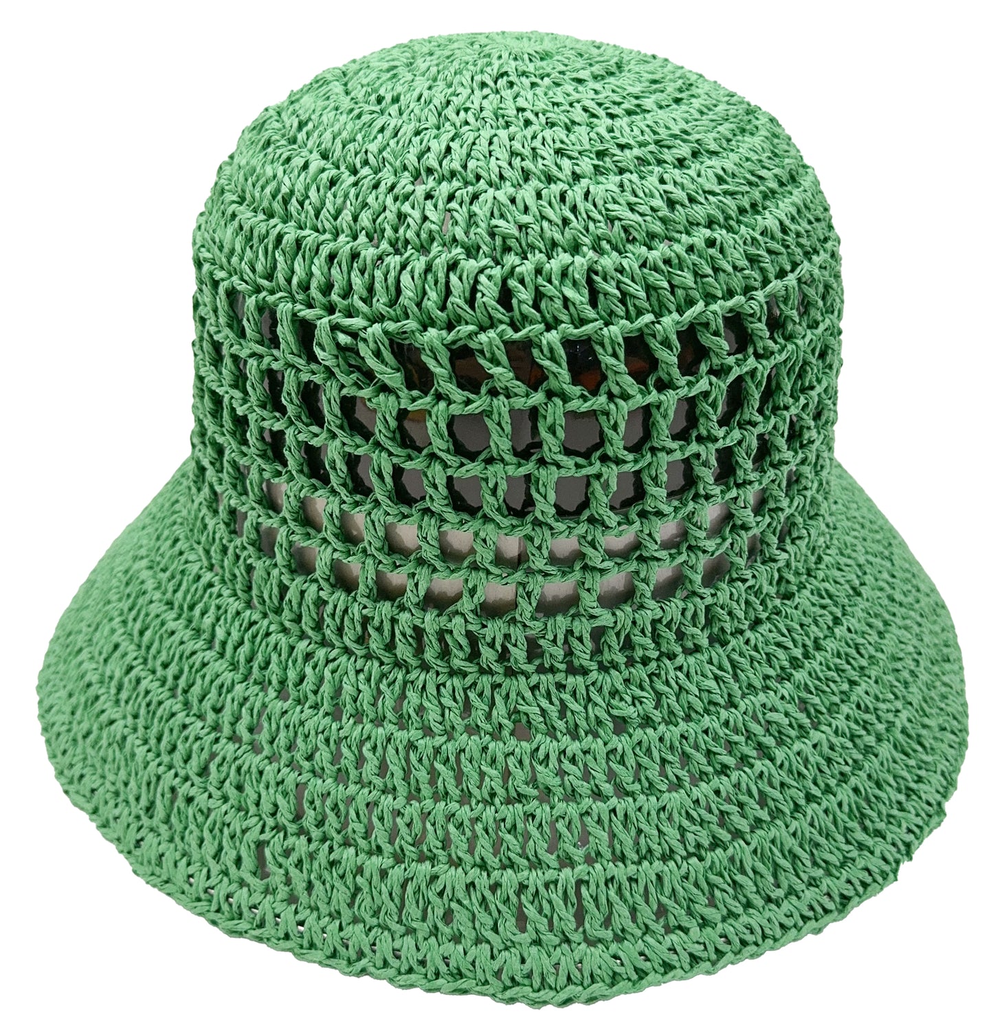 Solid Straw Bucket Hat