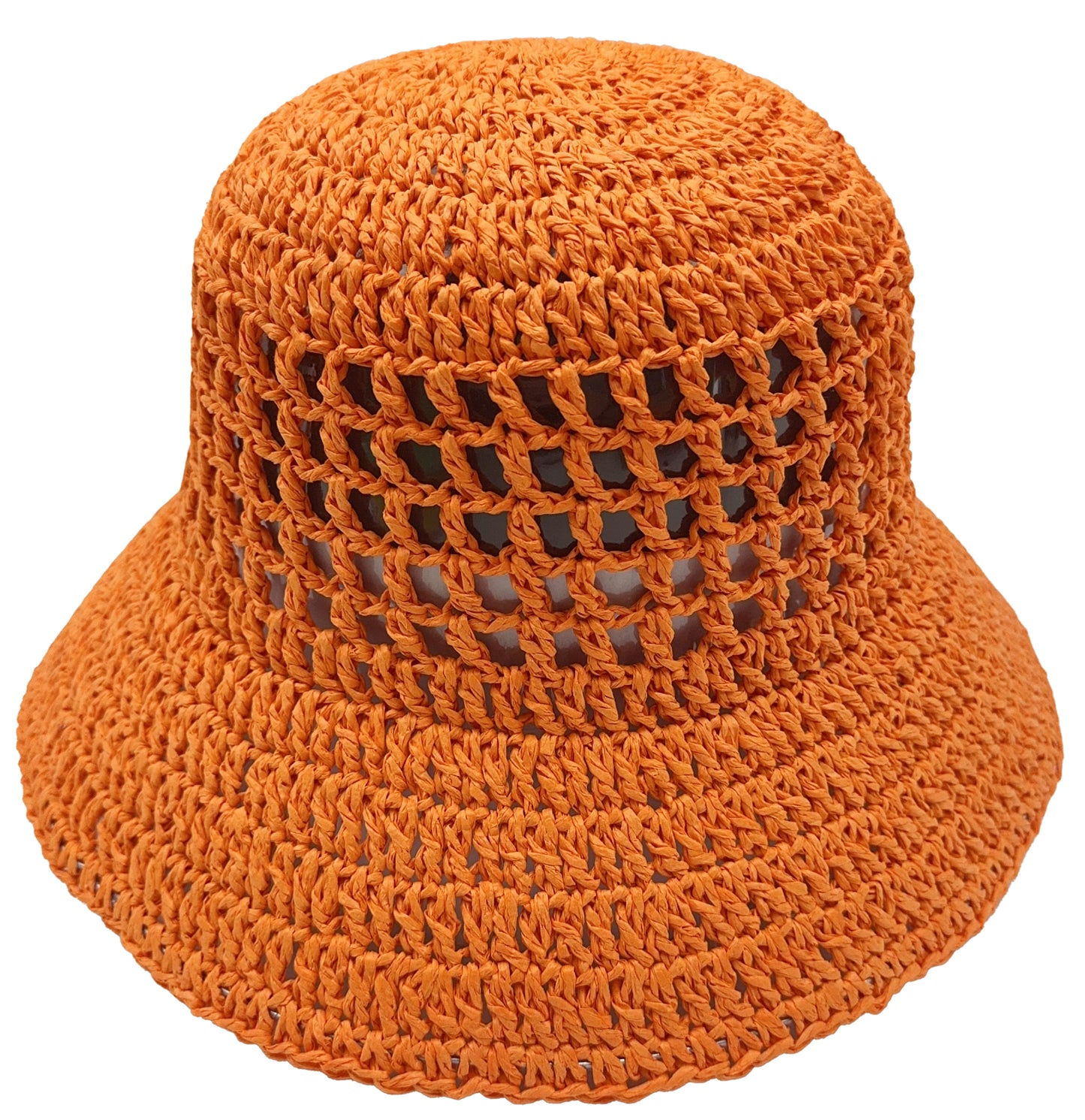 Solid Straw Bucket Hat