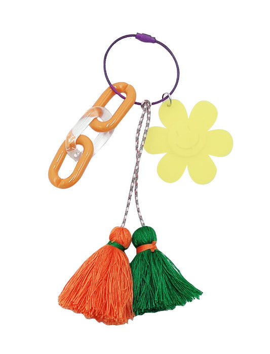 Flower Tassel Keychain