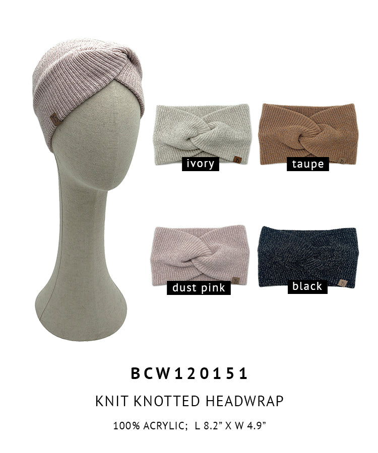 Knit Knotted Headwrap