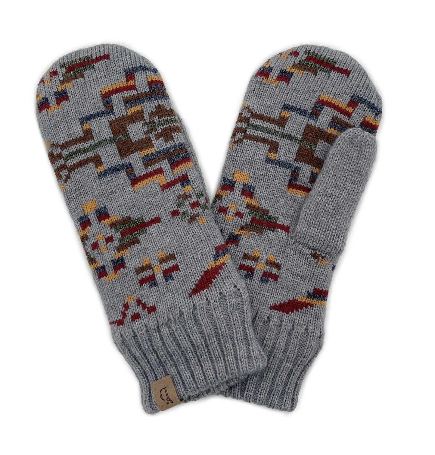 Shop for KW Fashion Aztec Mittens With Ribbed Cuff at doeverythinginloveny.com wholesale fashion accessories