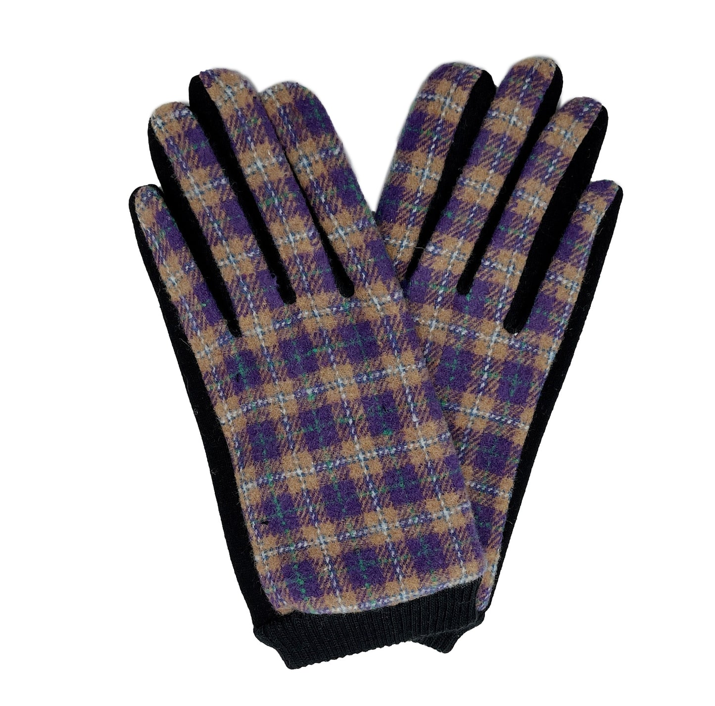 Shop for KW Fashion Plaid  Touch Gloves at doeverythinginloveny.com wholesale fashion accessories