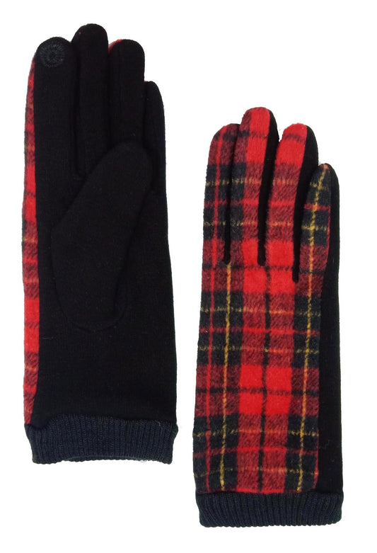 Shop for KW Fashion Plaid Touch Gloves at doeverythinginloveny.com wholesale fashion accessories