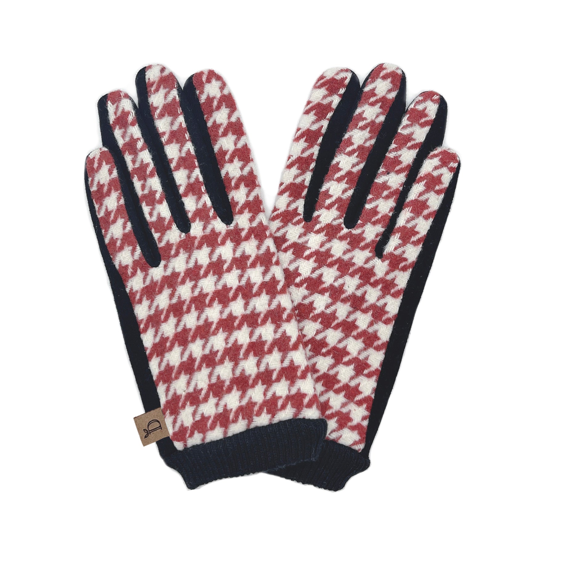 Shop for KW Fashion Houndstooth Touch Gloves at doeverythinginloveny.com wholesale fashion accessories