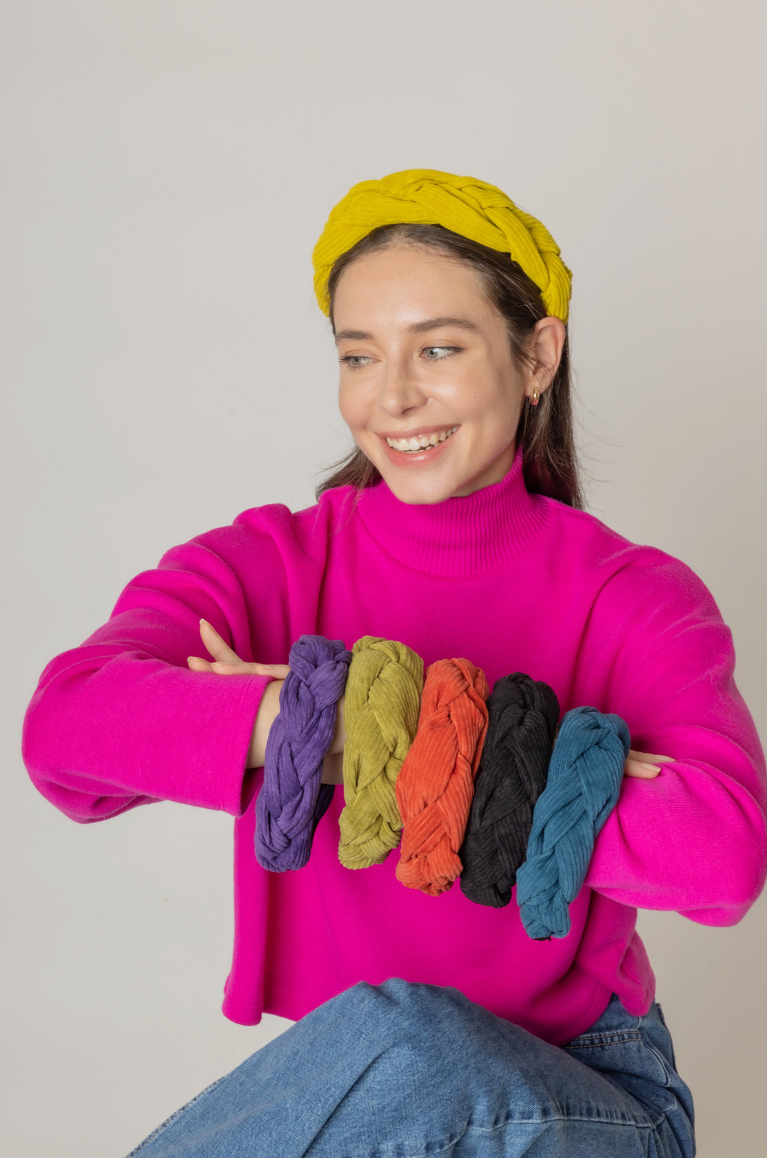 Corduroy Braided Headband