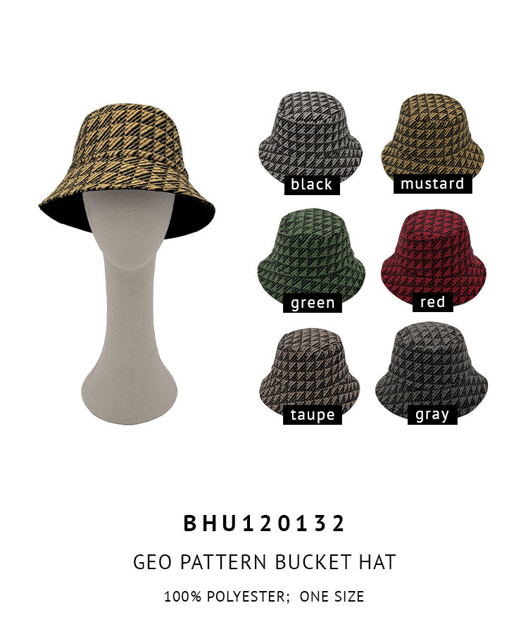 Geo Pattern Bucket Hat