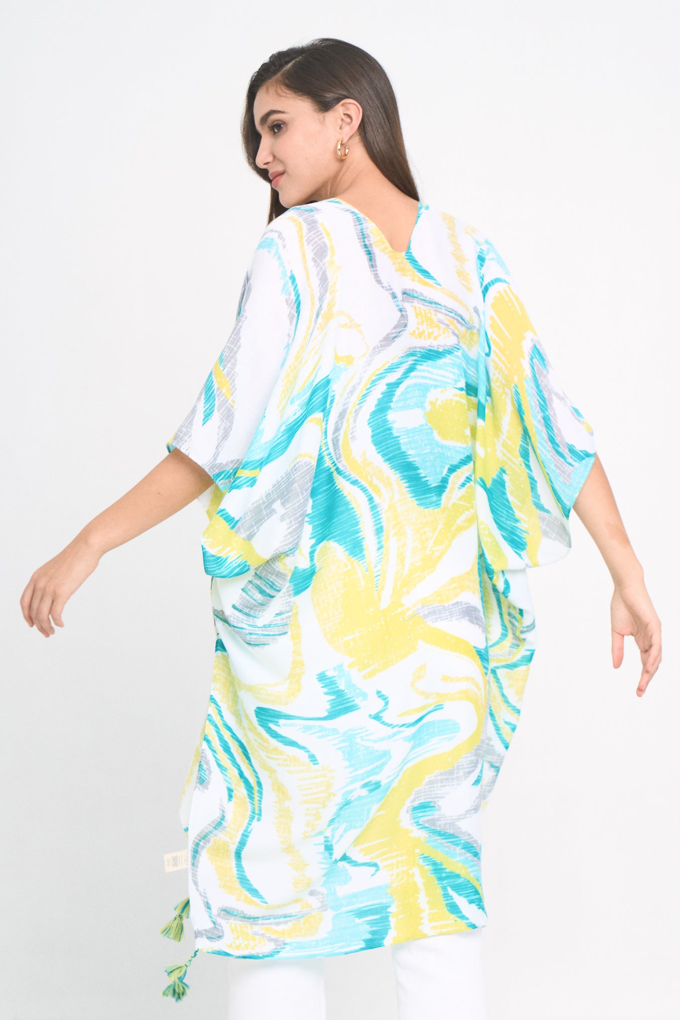 Abstract Print Kimono