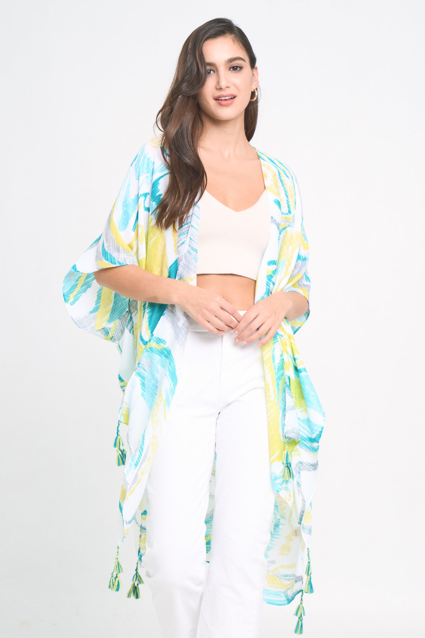Abstract Print Kimono