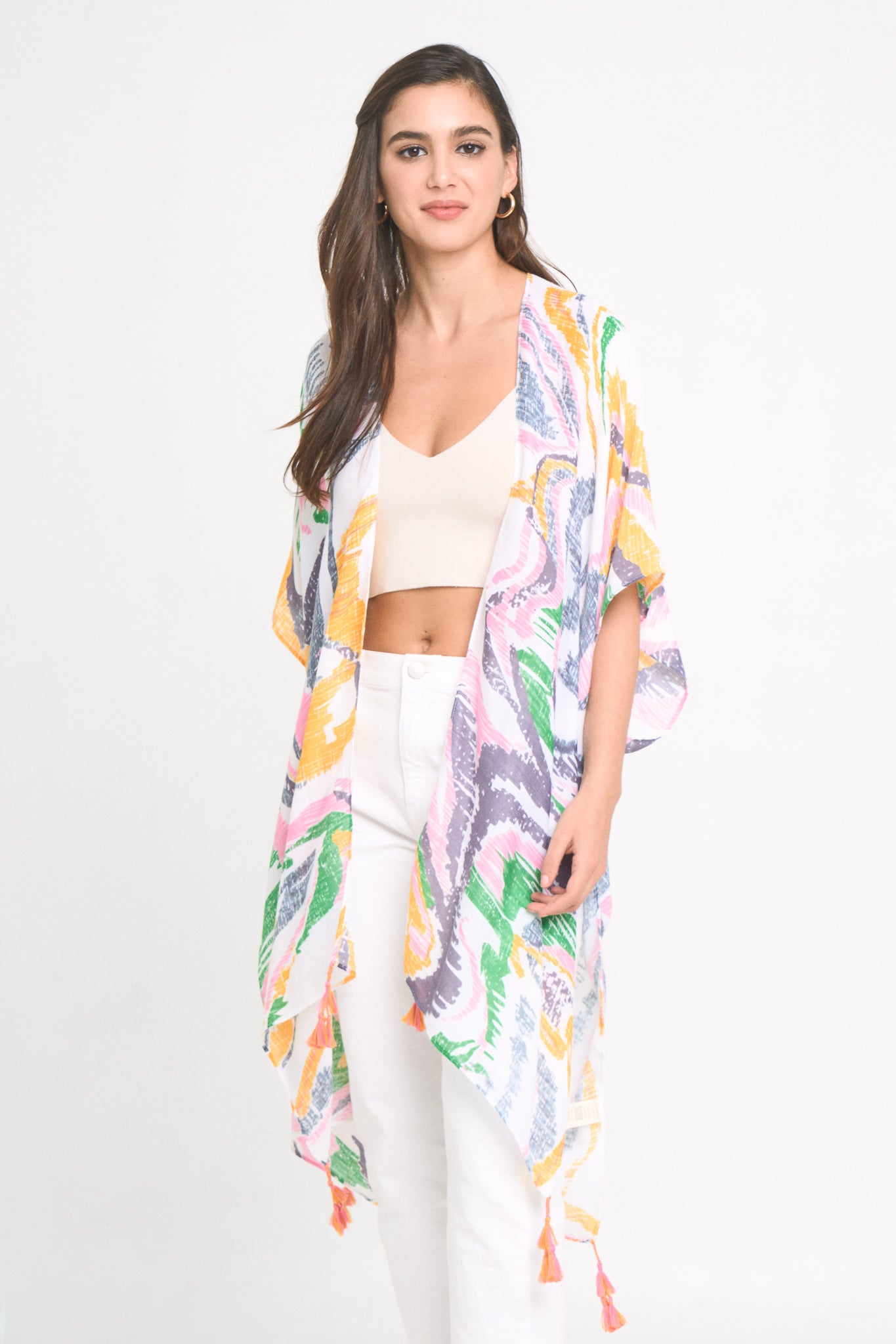 Abstract Print Kimono