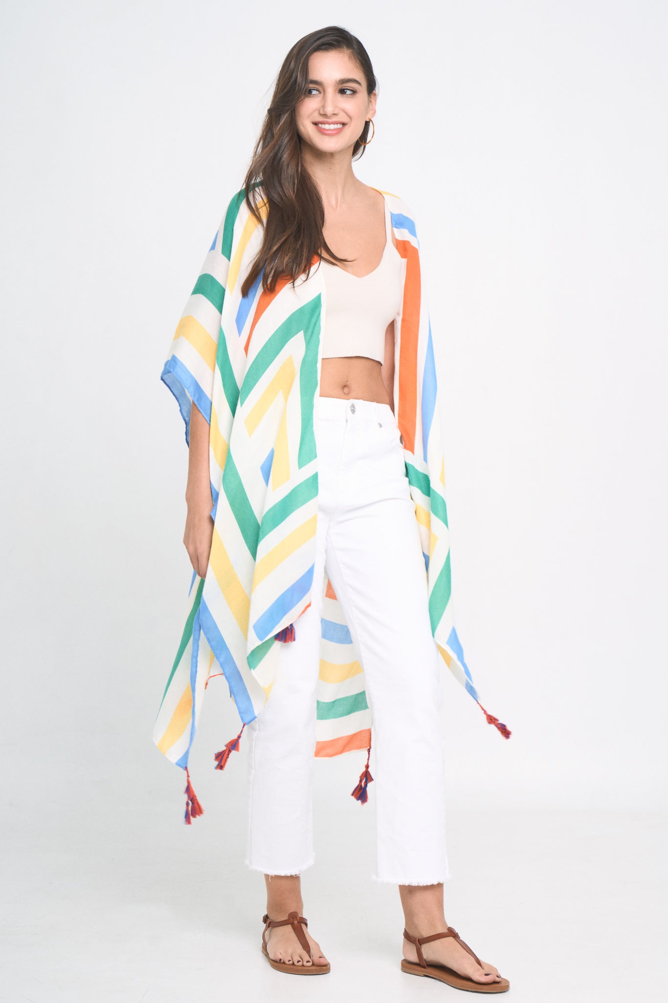 Abstract Print Kimono