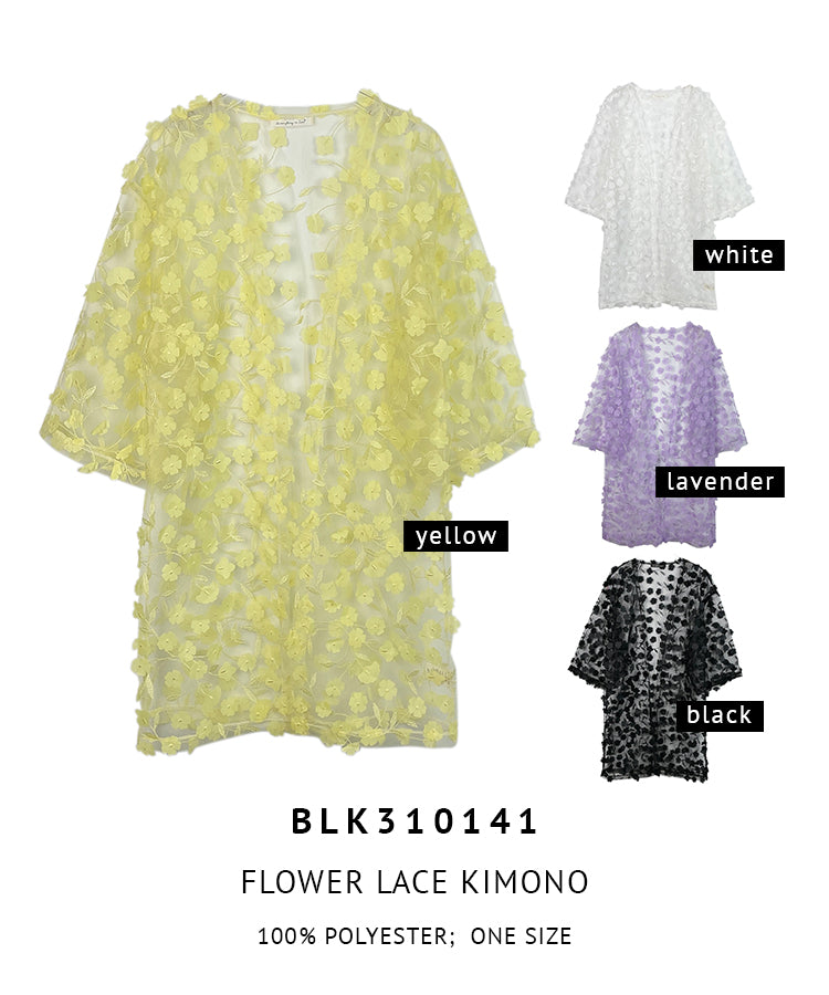 Flower Lace Kimono