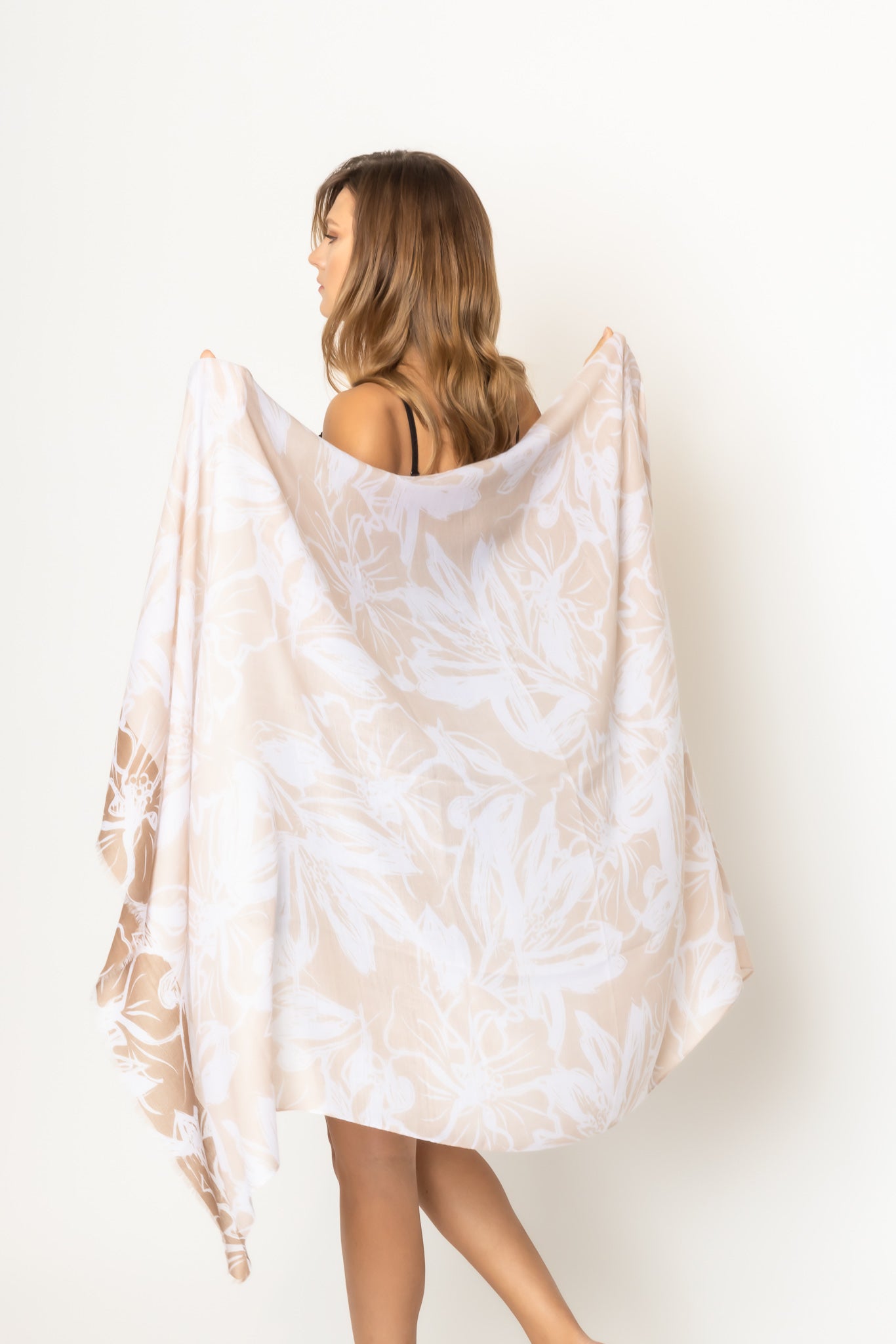 Flower Print Scarf