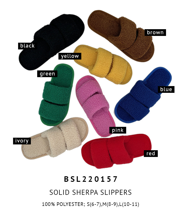 Soid Sherpa Slippers (mix pack)
