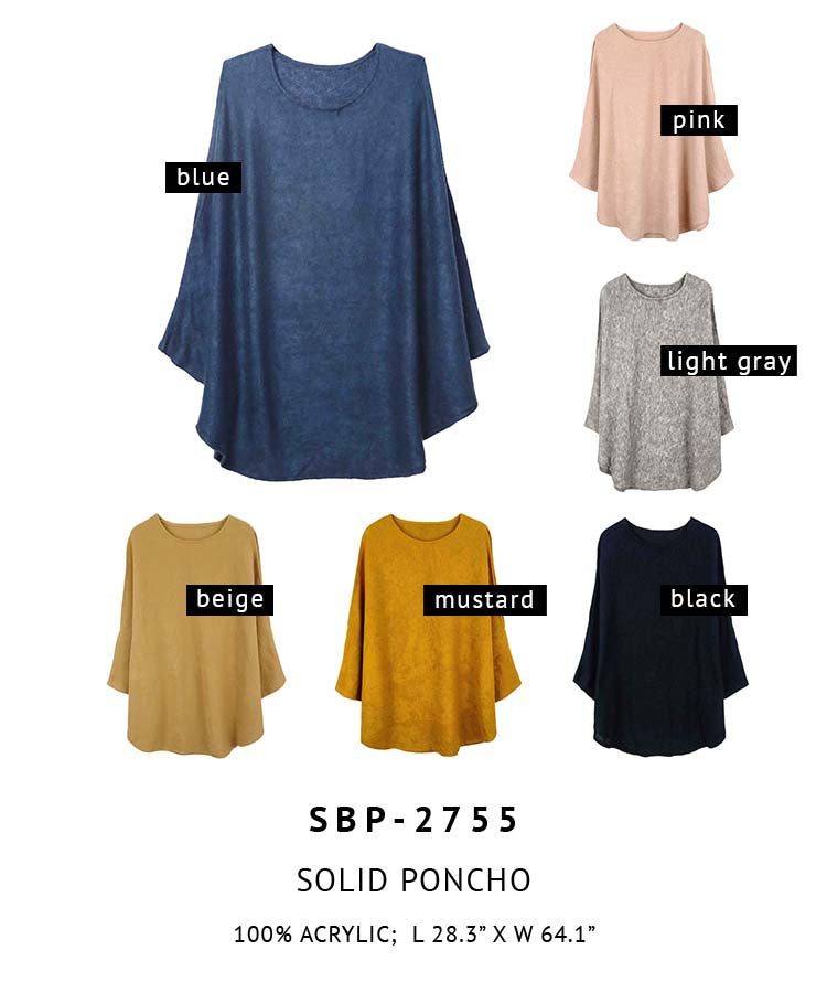Solid Poncho