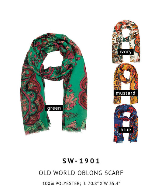 Old World Oblong Scarf
