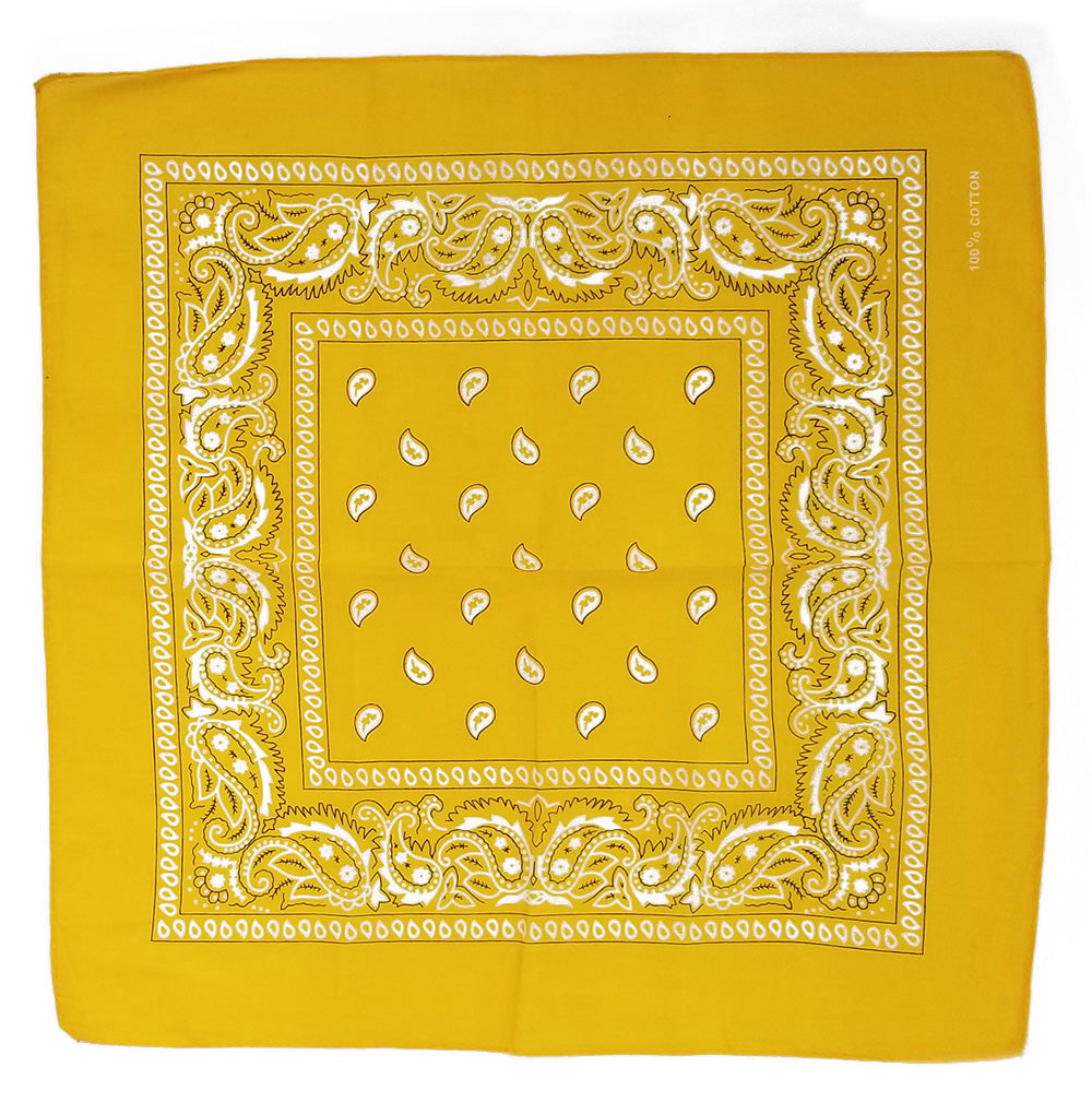 Cotton Paisley Bandana Scarf