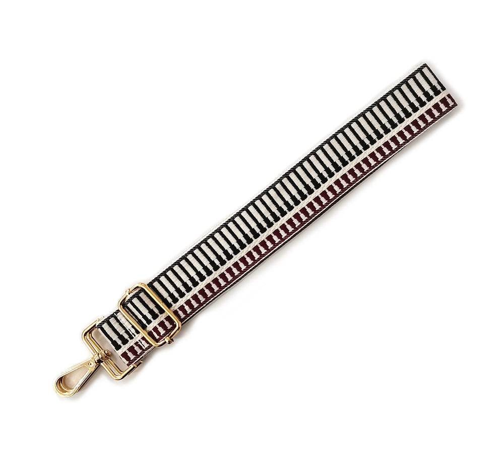 Colorblock Stripe Bag Strap