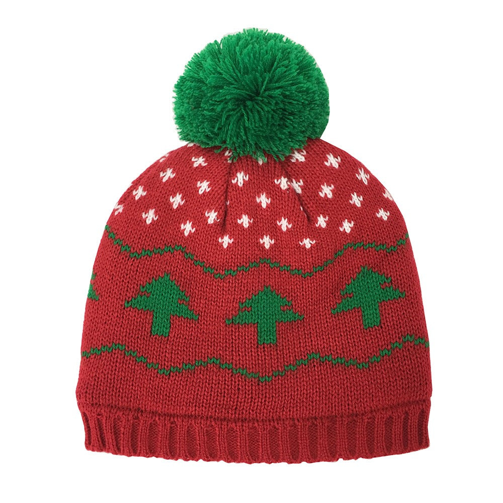 Holiday Tree Pom Beanie