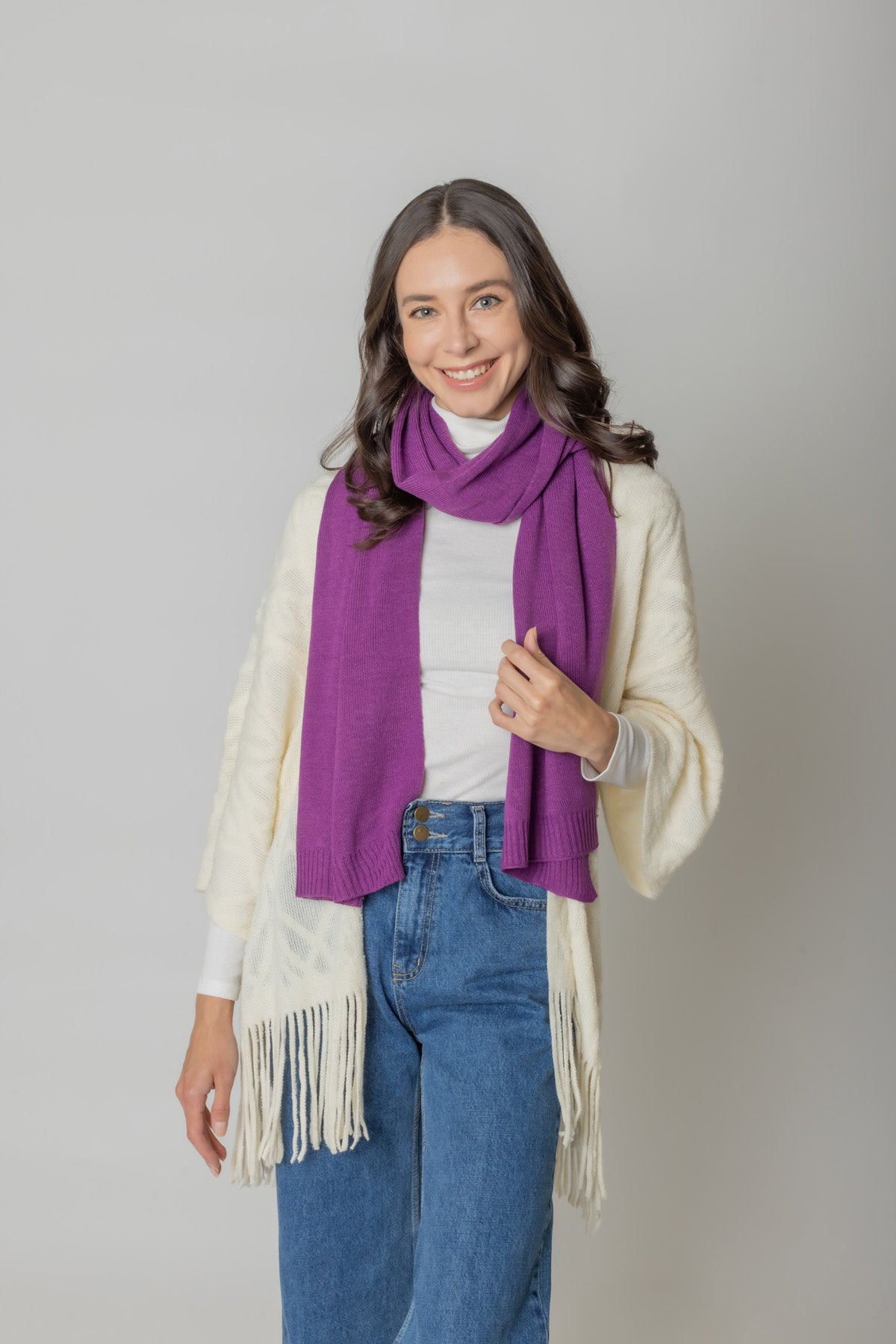 Solid Knit Scarf