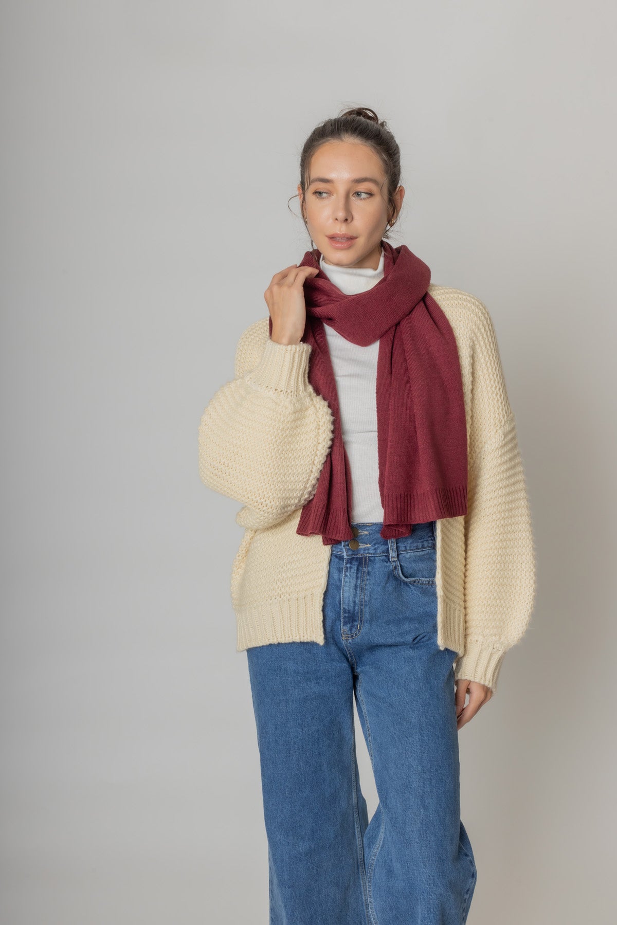 Solid Knit Scarf