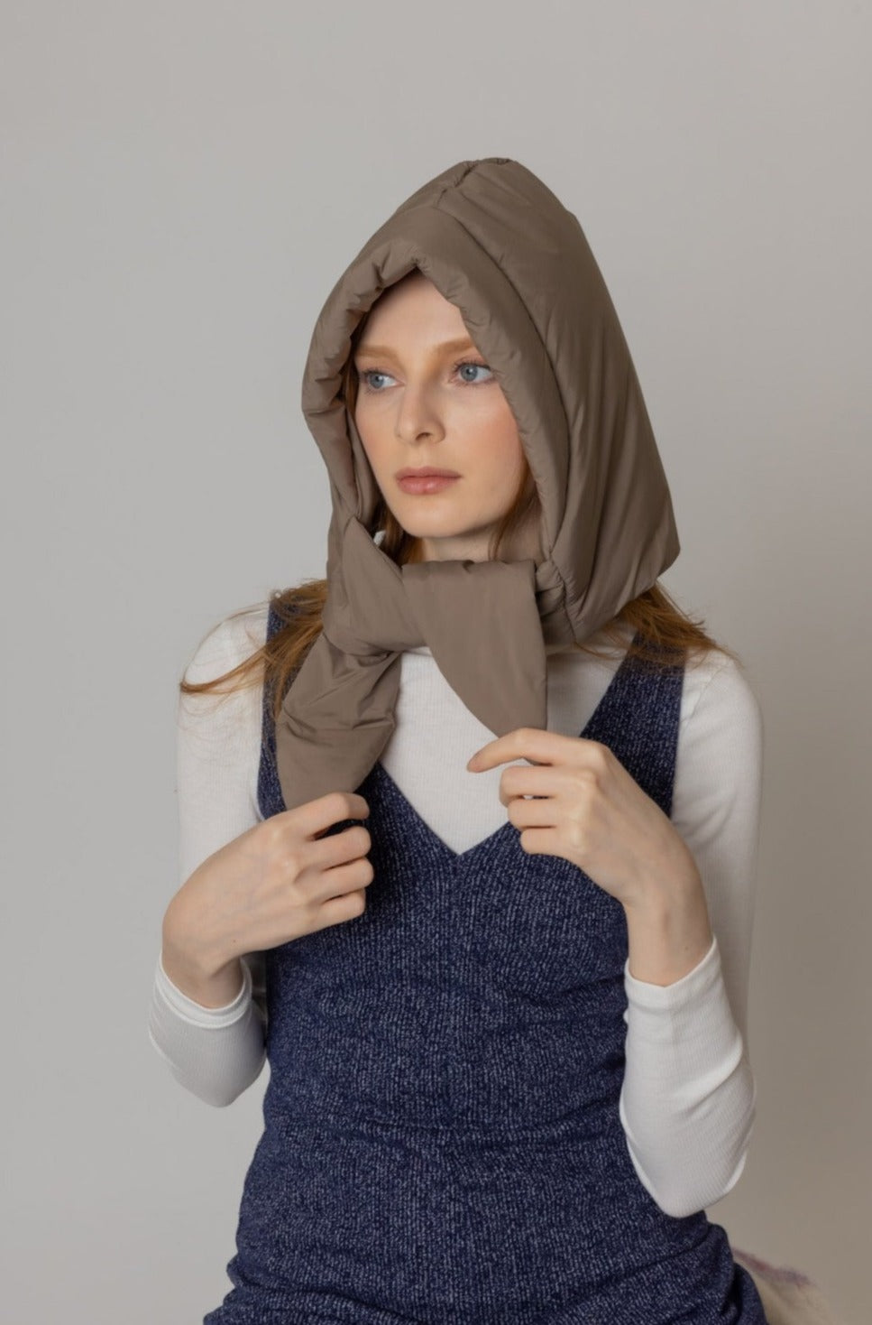 Padded Snood With Tie