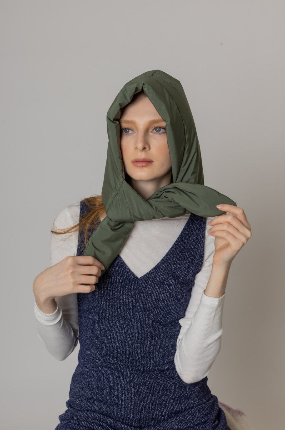Padded Snood With Tie