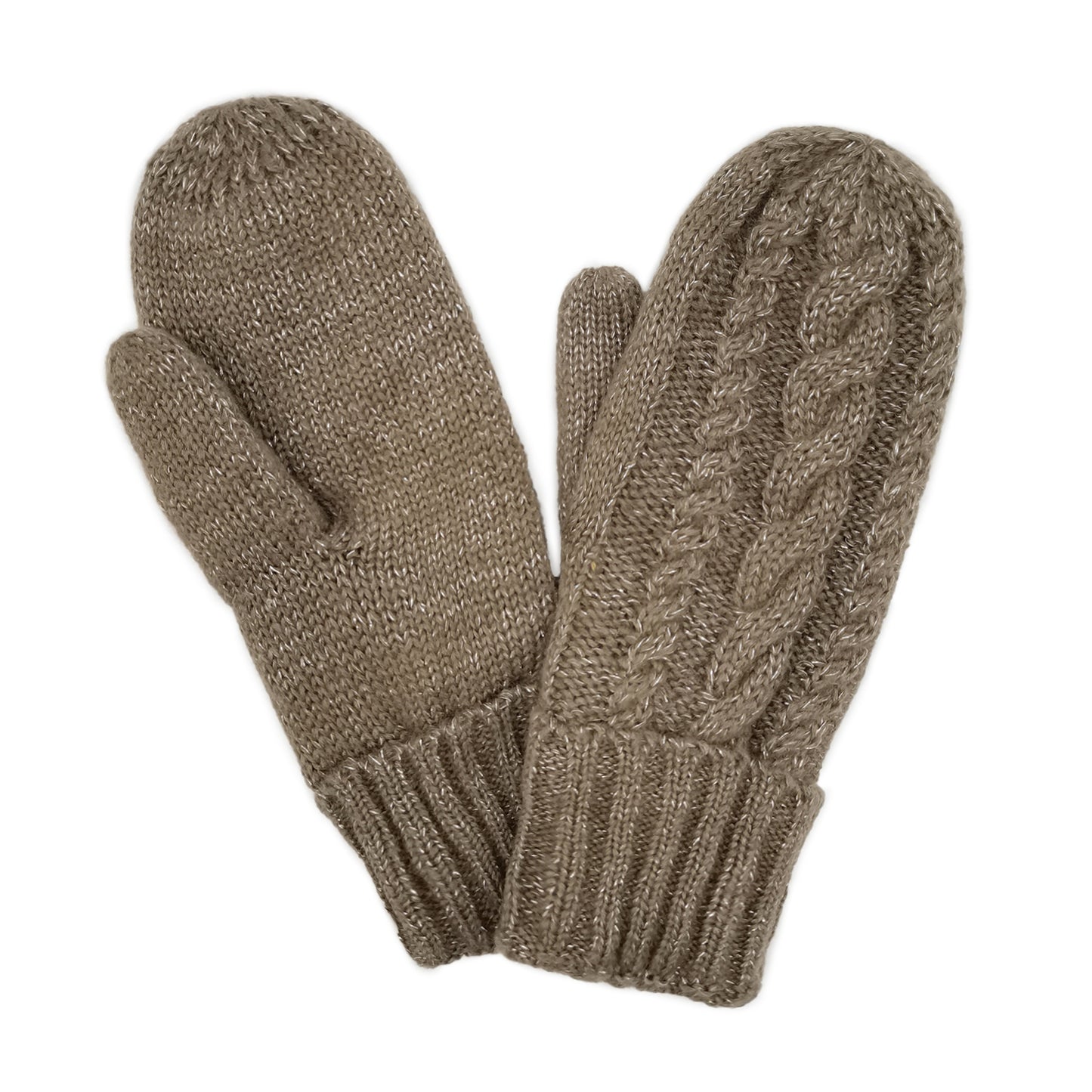 Shop for KW Fashion Cable Knit Mittens With Sherpa Lining  at doeverythinginloveny.com wholesale fashion accessories