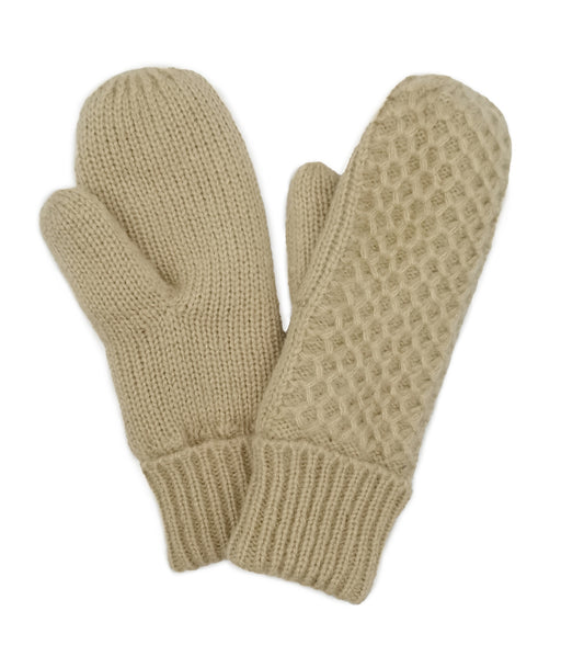 Shop for KW Fashion Cable Knit Mittens With Sherpa Lining at doeverythinginloveny.com wholesale fashion accessories