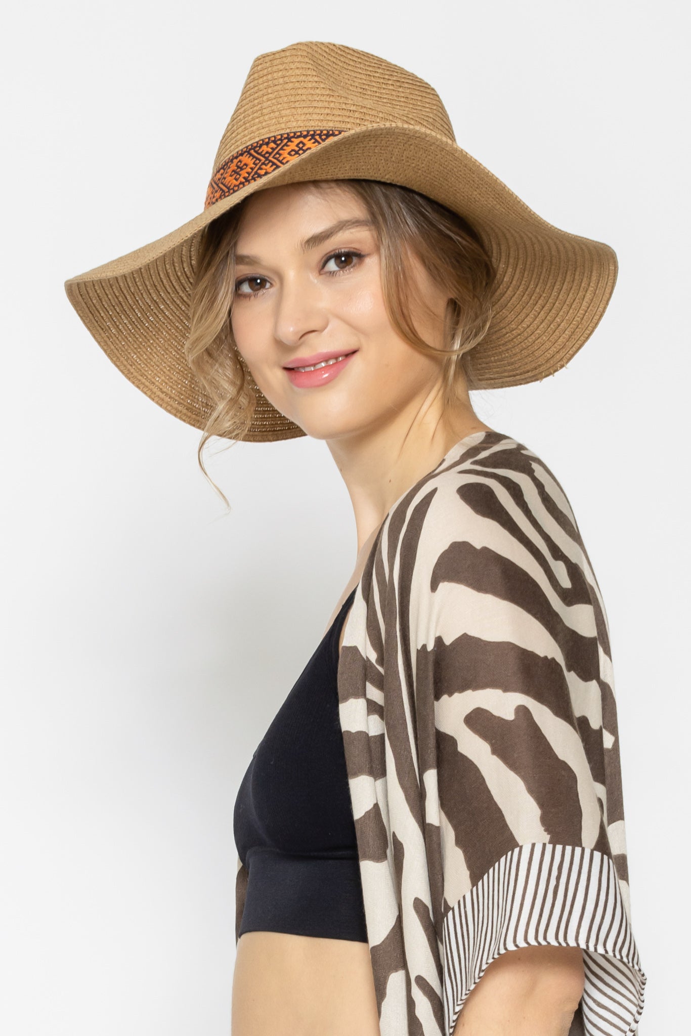 Aztec Band Panama Hat