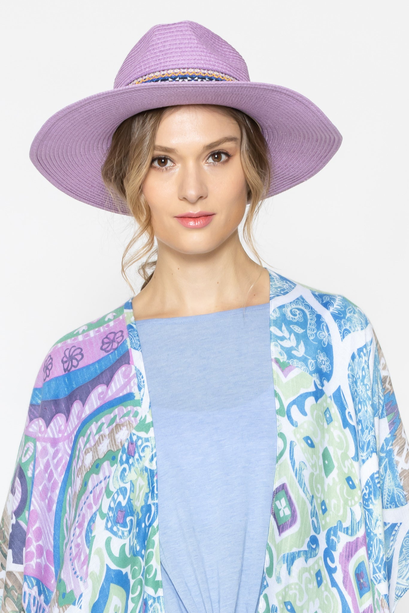 Aztec Band Panama Hat