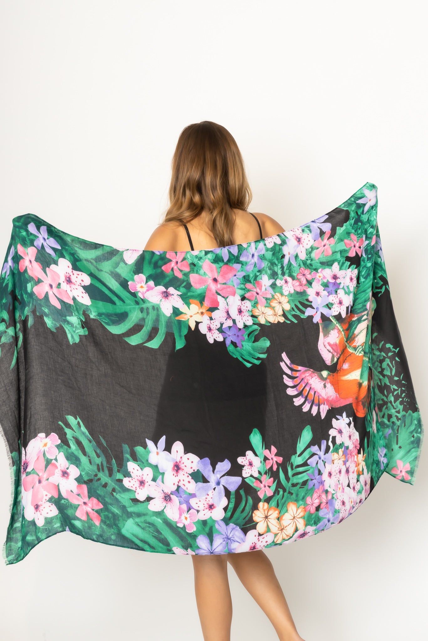 Flower Print Scarf