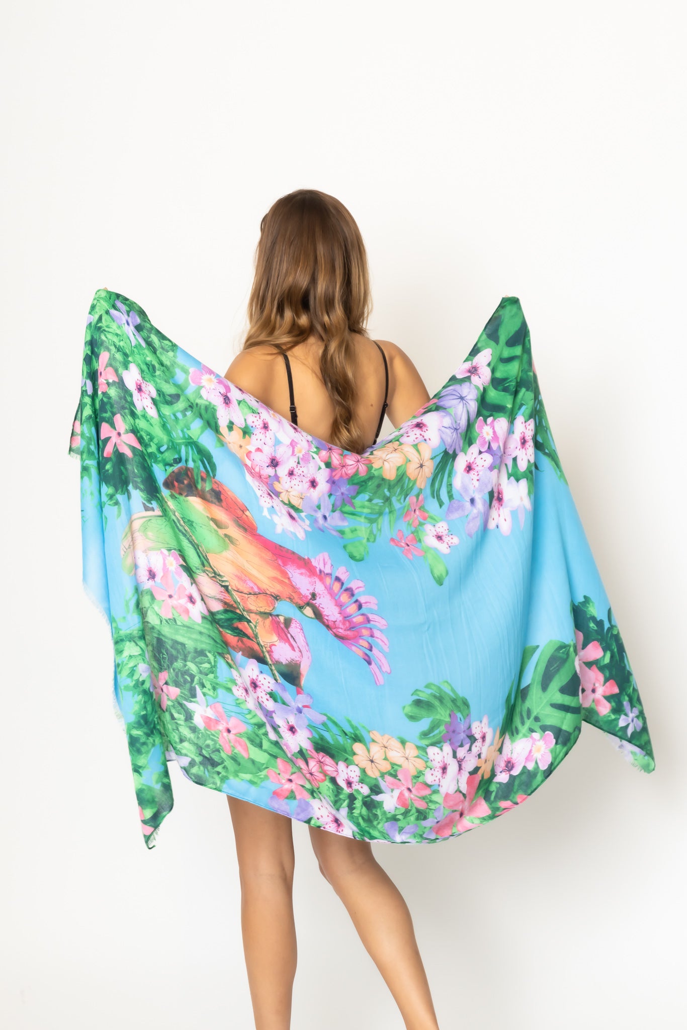 Flower Print Scarf