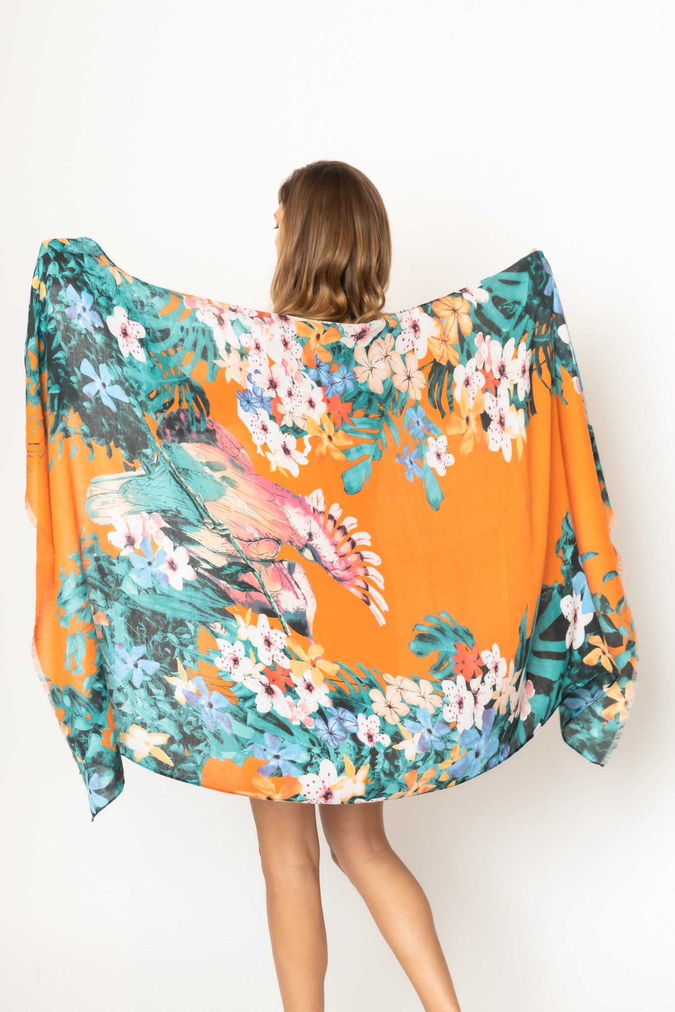 Flower Print Scarf