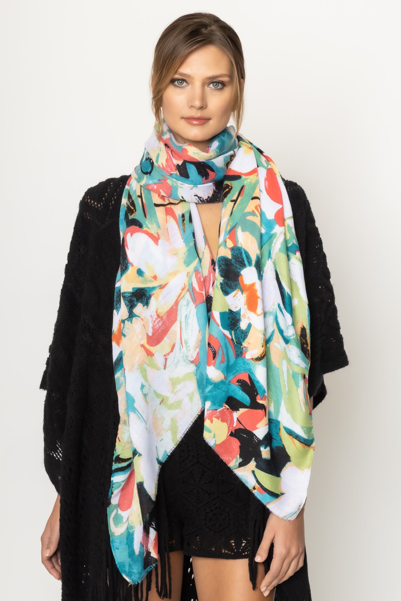 Abstract Print Scarf
