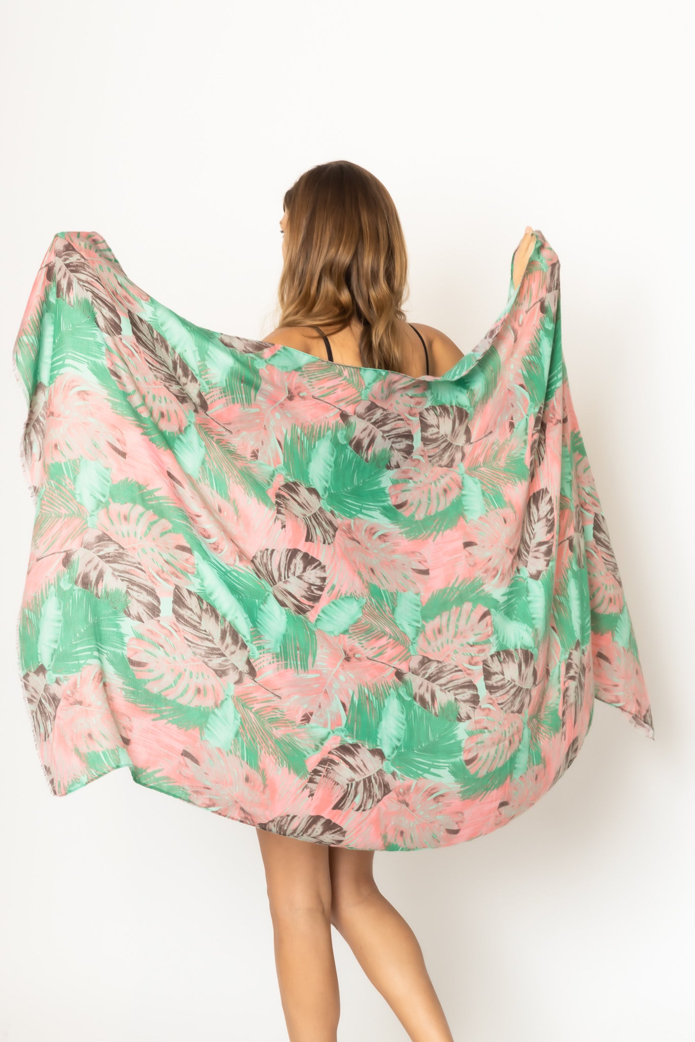 Leaf Print Scarf