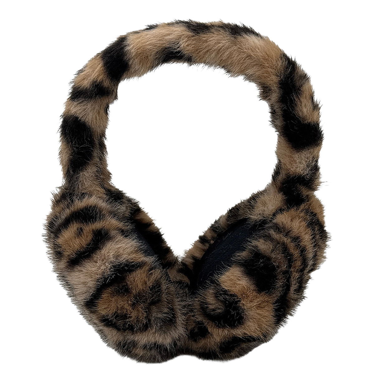 Leopard Print Faux Fur Ear Muffs